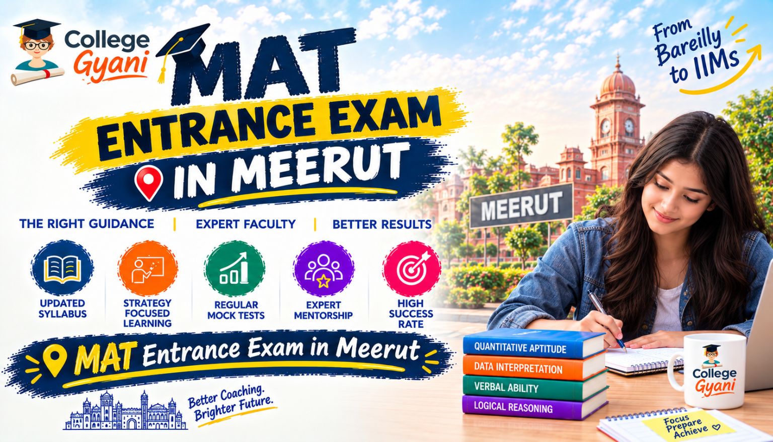 MAT Entrance Exam in Meerut for PGDM Admission